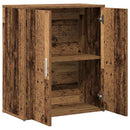 vidaXL Széf 2 pcs Öreg fa 60 x 31 x 70 cm Faanyag