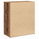 vidaXL Széf 2 pcs Öreg fa 60 x 31 x 70 cm Faanyag
