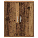 vidaXL Magasfiú Falra szerelhető 2 pcs Régi fa 60 x 31 x 70 cm Faanyag