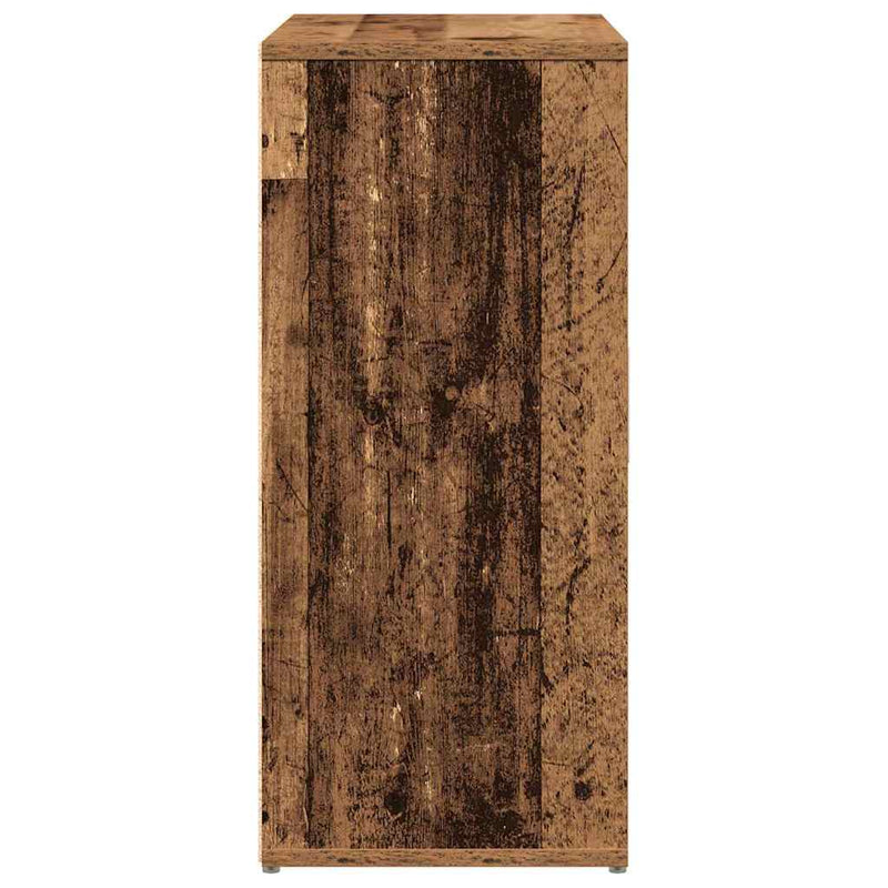 vidaXL Magasfiú 2 pcs Régi fa 60 x 31 x 70 cm Faanyag