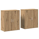vidaXL Széf 2 pcs Artisan tölgy 60 x 31 x 70 cm Faanyag