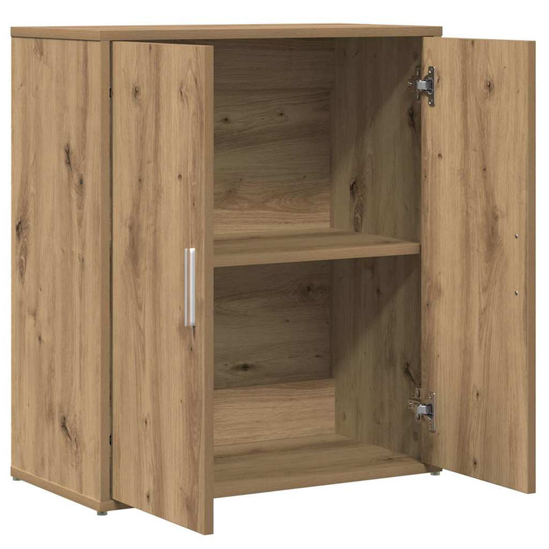 vidaXL Magasfiú 2 pcs kézműves tölgy 60 x 31 x 70 cm Faanyag