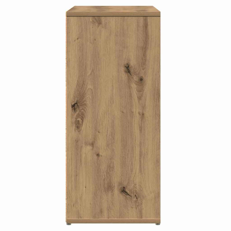 vidaXL Magasfiú 2 pcs kézműves tölgy 60 x 31 x 70 cm Faanyag