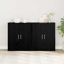 vidaXL Széf 2 db Fekete tölgy 60 x 31 x 70 cm Szerelt Fa