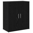 vidaXL Széf 2 pcs Fekete tölgy 60 x 31 x 70 cm Faanyag