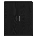 vidaXL Magasfiú 2 pcs Musta tammi 60 x 31 x 70 cm Faanyag