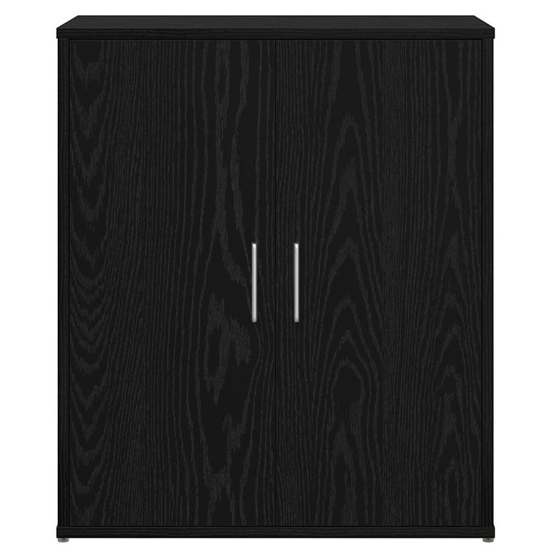 vidaXL Magasfiú 2 pcs Musta tammi 60 x 31 x 70 cm Faanyag