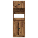 vidaXL Konyhaszekrény polcokkal Régi fa 60 x 50 x 180 cm Faanyag