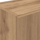 vidaXL Konyhai vitrin polcokkal 2 pcs Artisan tölgy 60 x 50 x 180 cm