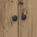 vidaXL Konyhai vitrin polcokkal 2 pcs Artisan tölgy 60 x 50 x 180 cm