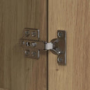 vidaXL Konyhai vitrin polcokkal 2 pcs Artisan tölgy 60 x 50 x 180 cm