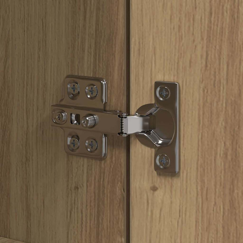 vidaXL Konyhaszekrény ajtóval kézműves tölgy 60 x 50 x 180 cm Faanyag