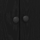 vidaXL Konyhaszekrény polcokkal Musta tammi 60 x 50 x 180 cm Faanyag