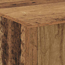 vidaXL Irodai szekrény Antik Fa 60 x 32 x 152,5 cm Faanyag
