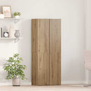 vidaXL Irodai szekrény Artisan tölgy 60 x 32 x 152,5 cm Faanyag
