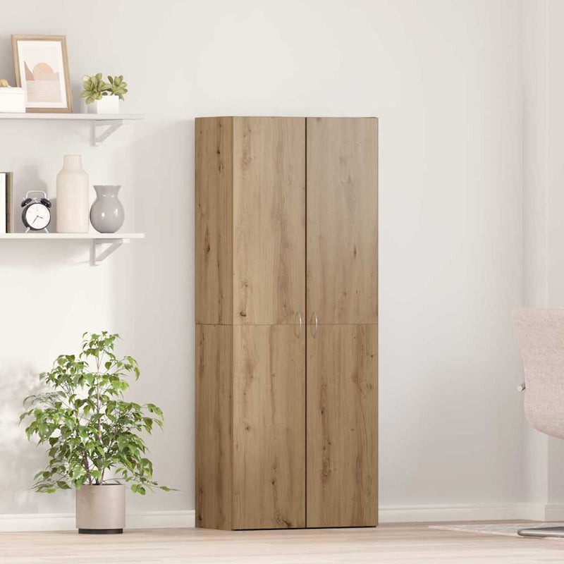 vidaXL Irodai szekrény polcokkal kézműves tölgy 60 x 32 x 153 Faanyag