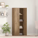 vidaXL Irodai szekrény Artisan tölgy 60 x 32 x 152,5 cm Faanyag