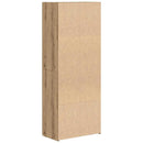 vidaXL Irodai szekrény Artisan tölgy 60 x 32 x 152,5 cm Faanyag