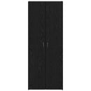 vidaXL Irodai szekrény Fekete tölgy 60 x 32 x 152,5 cm Faanyag