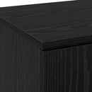 vidaXL Highboard 80 x 35 x 180 cm Szerelt Fa Musta tammi