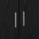 vidaXL Highboard 80 x 35 x 180 cm Szerelt Fa Musta tammi