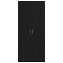 vidaXL Highboard 80 x 35 x 180 cm Szerelt Fa Musta tammi