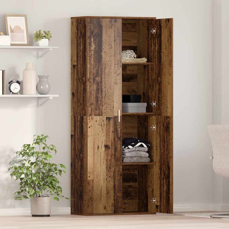 vidaXL Magasfiú Öreg fa 70 x 35 x 180 cm Faanyag