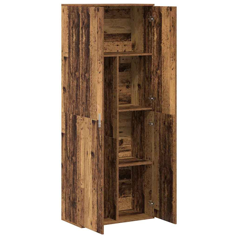 vidaXL Magasfiú Öreg fa 70 x 35 x 180 cm Faanyag