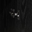 vidaXL Magasfiú Musta tammi 70 x 35 x 180 cm Faanyag