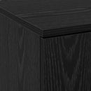 vidaXL Magasfiú Fekete tölgy 70 x 33.5 x 180 cm Faanyag