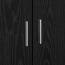 vidaXL Magasfiú Fekete tölgy 70 x 33.5 x 180 cm Faanyag
