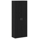 vidaXL Magasfiú Fekete tölgy 70 x 33.5 x 180 cm Faanyag