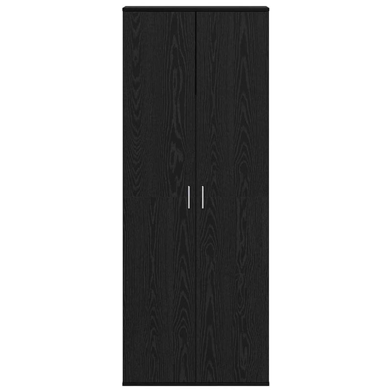 vidaXL Magasfiú Musta tammi 70 x 35 x 180 cm Faanyag