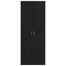 vidaXL Magasfiú Fekete tölgy 70 x 33.5 x 180 cm Faanyag
