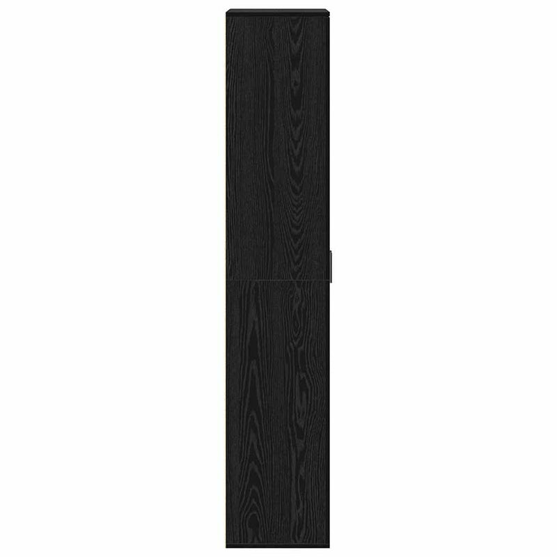 vidaXL Magasfiú Musta tammi 70 x 35 x 180 cm Faanyag