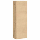 vidaXL Highboard kézműves tölgy 60 x 35 x 180 cm Faanyag