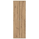 vidaXL Highboard kézműves tölgy 60 x 35 x 180 cm Faanyag
