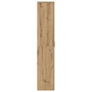 vidaXL Highboard kézműves tölgy 60 x 35 x 180 cm Faanyag