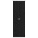 vidaXL Highboard Musta tammi 60 x 35 x 180 cm Faanyag