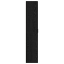 vidaXL Highboard Musta tammi 60 x 35 x 180 cm Faanyag