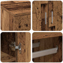 vidaXL Magasfiú 80 x 39 x 178 cm Szerelt Fa Antik Fa