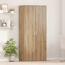 vidaXL Magasító polcokkal kézműves tölgy 80 x 39 x 178 cm Faanyag