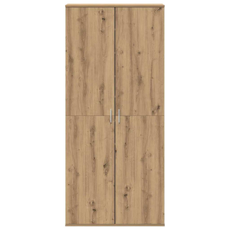 vidaXL Magasító polcokkal kézműves tölgy 80 x 39 x 178 cm Faanyag