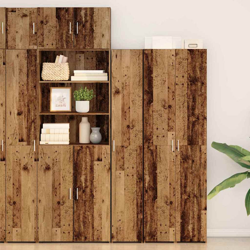 vidaXL Magasfiú Régi fa 30 x 42.5 x 185 cm Faanyag
