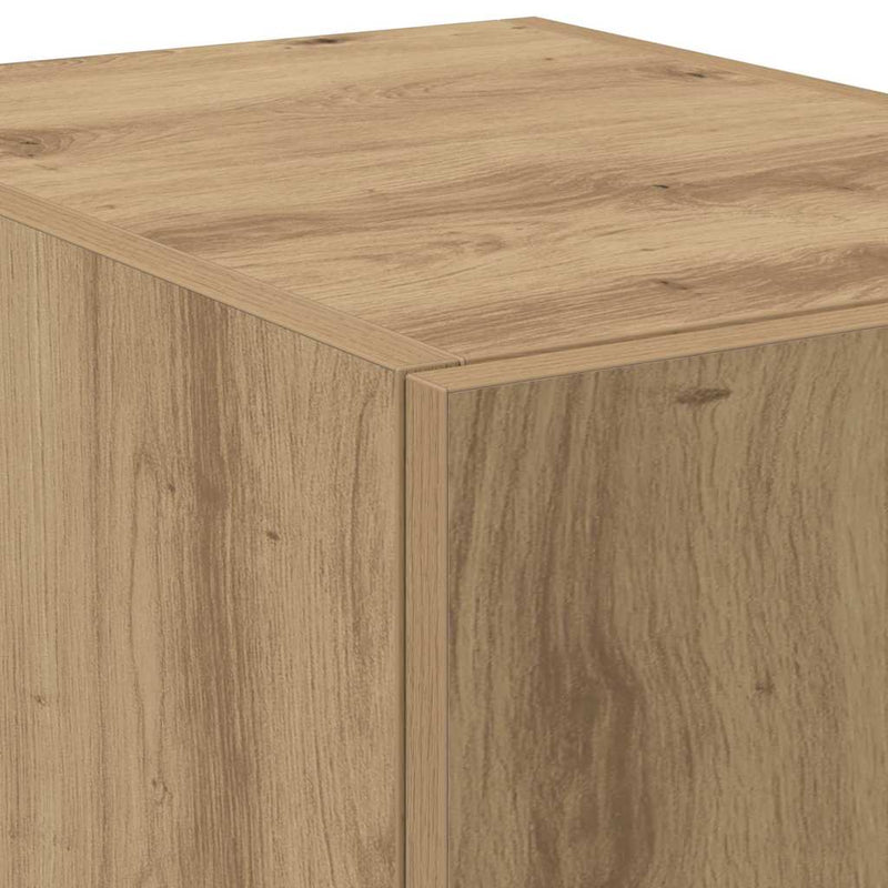 vidaXL Magasfiú kézműves tölgy 30 x 42.5 x 185 cm Faanyag