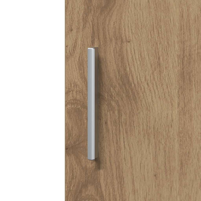 vidaXL Magasfiú kézműves tölgy 30 x 42.5 x 185 cm Faanyag