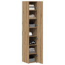 vidaXL Magasfiú kézműves tölgy 30 x 42.5 x 185 cm Faanyag