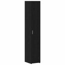 vidaXL Magasfiú 2 pcs Fekete tölgy 30 x 42,5 x 185 cm
