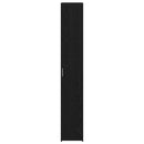 vidaXL Magasfiú 2 pcs Fekete tölgy 30 x 42,5 x 185 cm
