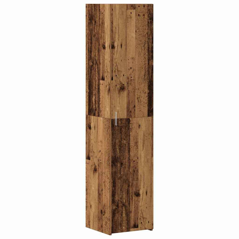 vidaXL magas tároló szekrény régi fa 40x42.5x185 cm mérnöki fa